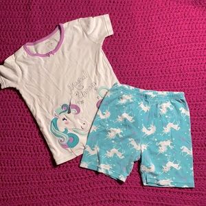Cute unicorn kids pjs